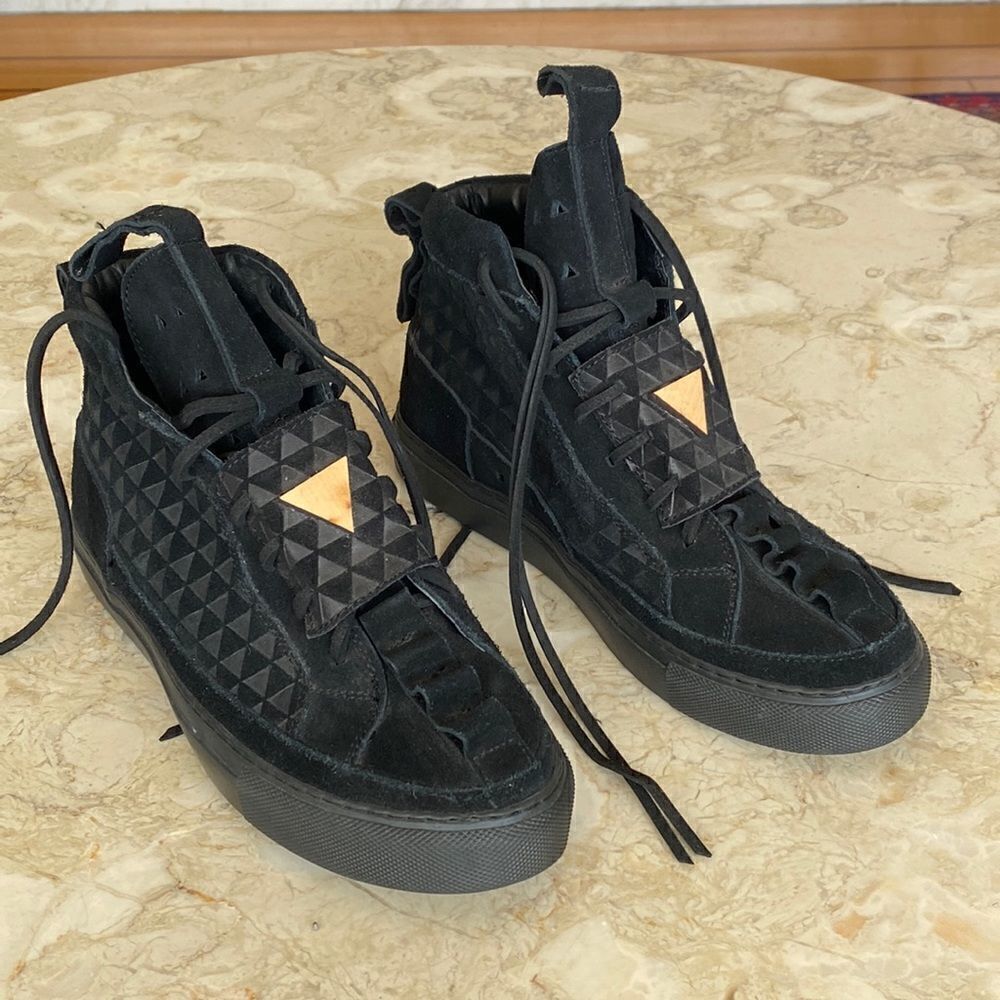 Patrick Mohr MK4 High Top Leather Sneakers
